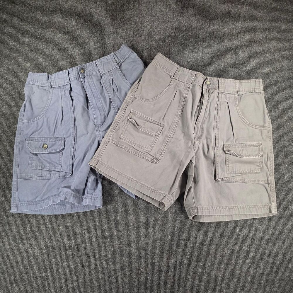 Unbranded Men's Grey and Blue Shorts